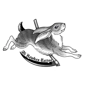 Ali Hawkes Tattoo logo
